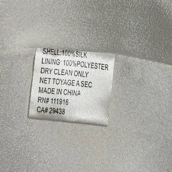 Yumi Kim Black and Teal Geometric 100% Silk Wrap Dress Size Medium - Picture 14 of 16